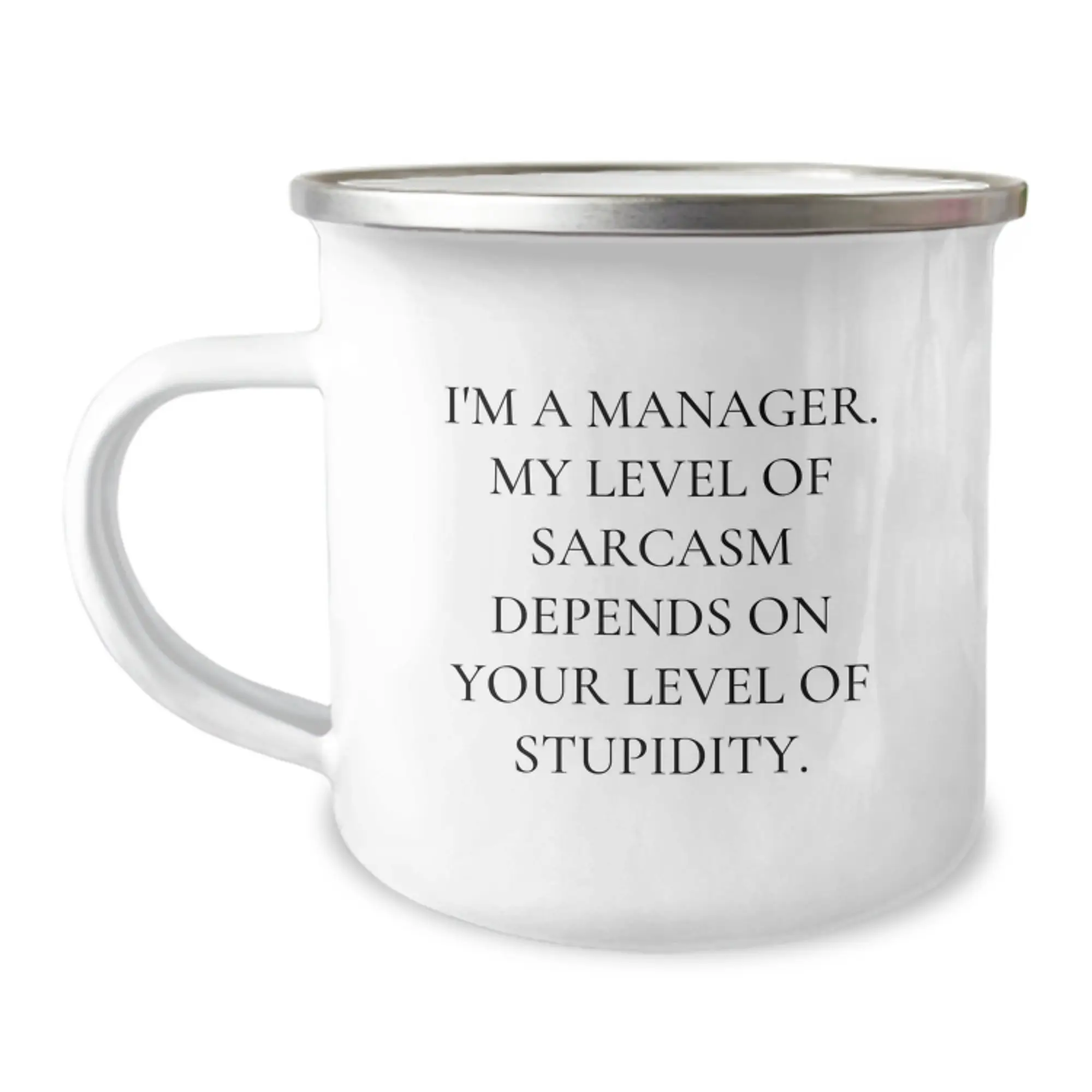 Funny Sarcasm Manager Gifts from Friends or Family for Graduation Unique Mugs for Men Women Coworkers - Image 1