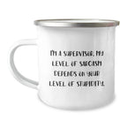 Funny Gifts from Men for Supervisor Christmas Unique Mugs I'm A Supervisor My Level Of Sarcasm Depends On Your Level Of Stupidity