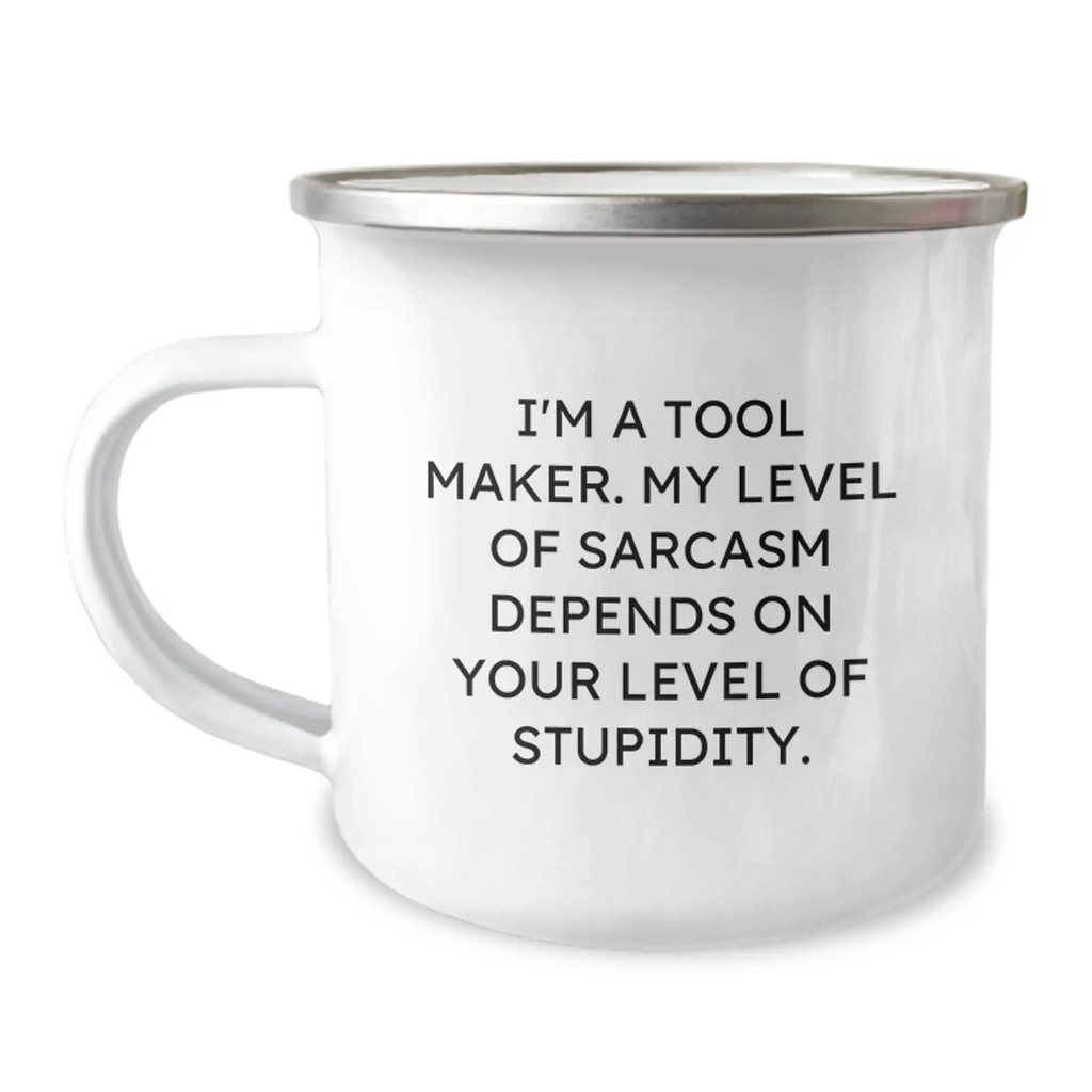 Funny Tool Maker Gifts for Graduation - Unique Camping Mug from Friends - Image 1