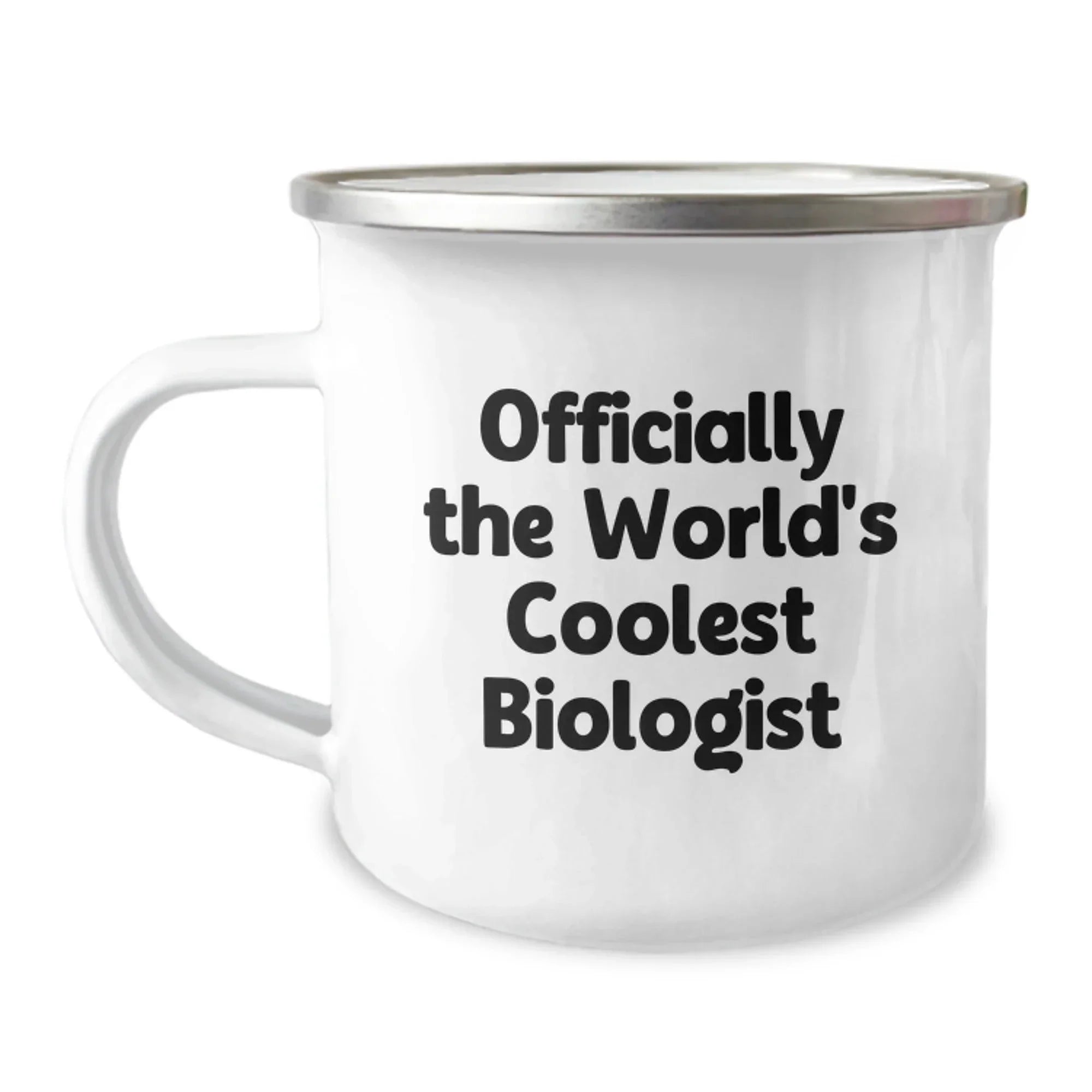 Gifts from Friends to Biologists, Officially The World's Coolest Biologist, Funny Camping Mug for Christmas
