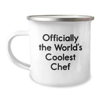 Unique Birthday Unique Gifts for the World's Coolest Men Chef Camping Mug - Funny Quote, Ideal Gift from Family, Friends, or Coworkers for any Occasion - Image 1
