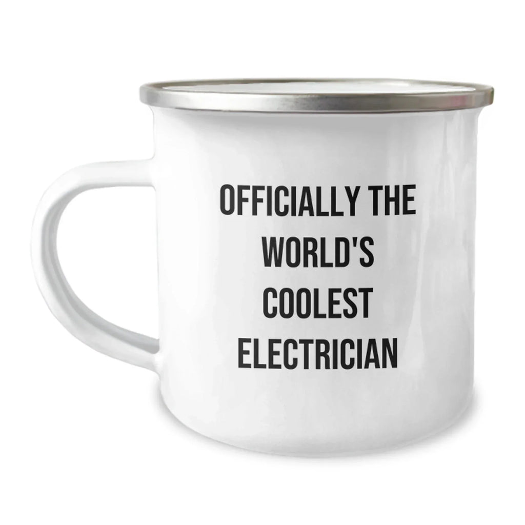 Funny Electrician Gifts for Men Friends Family, Officially The World's Coolest Electrician Unique Christmas Unique Gifts from Men to Electrician