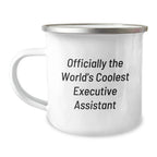 Funny Gifts for Executive Assistant, The World's Coolest Camping Mug, Christmas Unique Presents from Friends