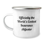 Funny Gift for Insurance Adjuster Friends from Coworkers - Christmas Unique Mugs for Insurers, Camping, Men, Women, Gifts for Insurers