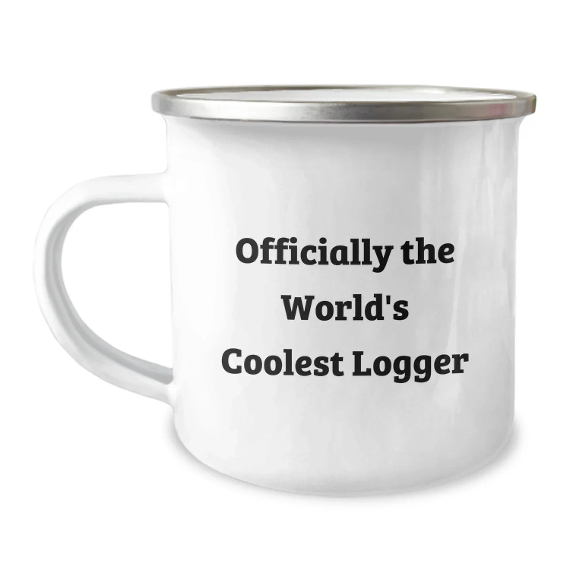 Funny Logger Gifts for Men, Camping Mug Officially The World's Coolest Logger, Christmas Unique Presents