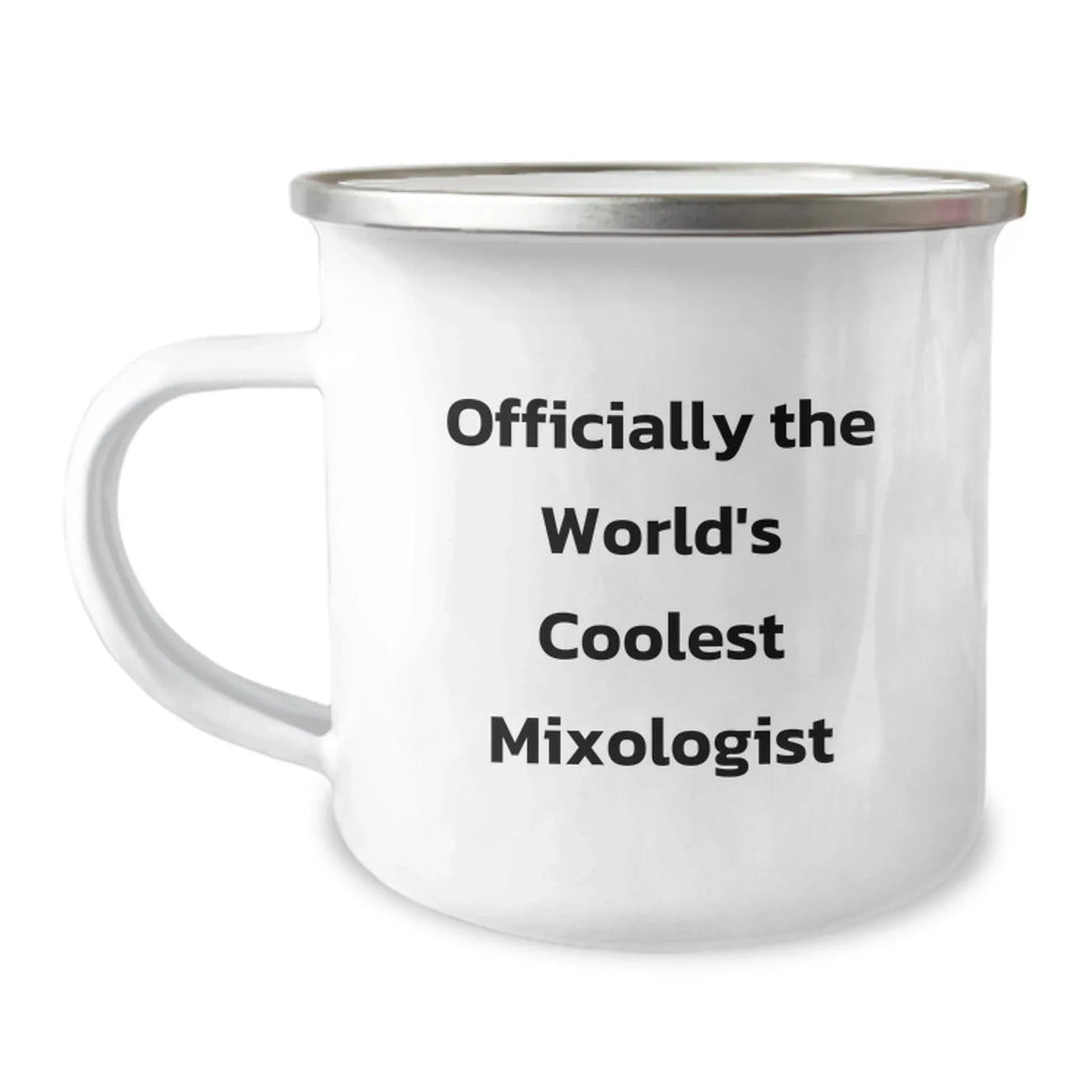 Funny 'Officially The World's Coolest Mixologist' Gifts from Men to Mixologist for Christmas Unique