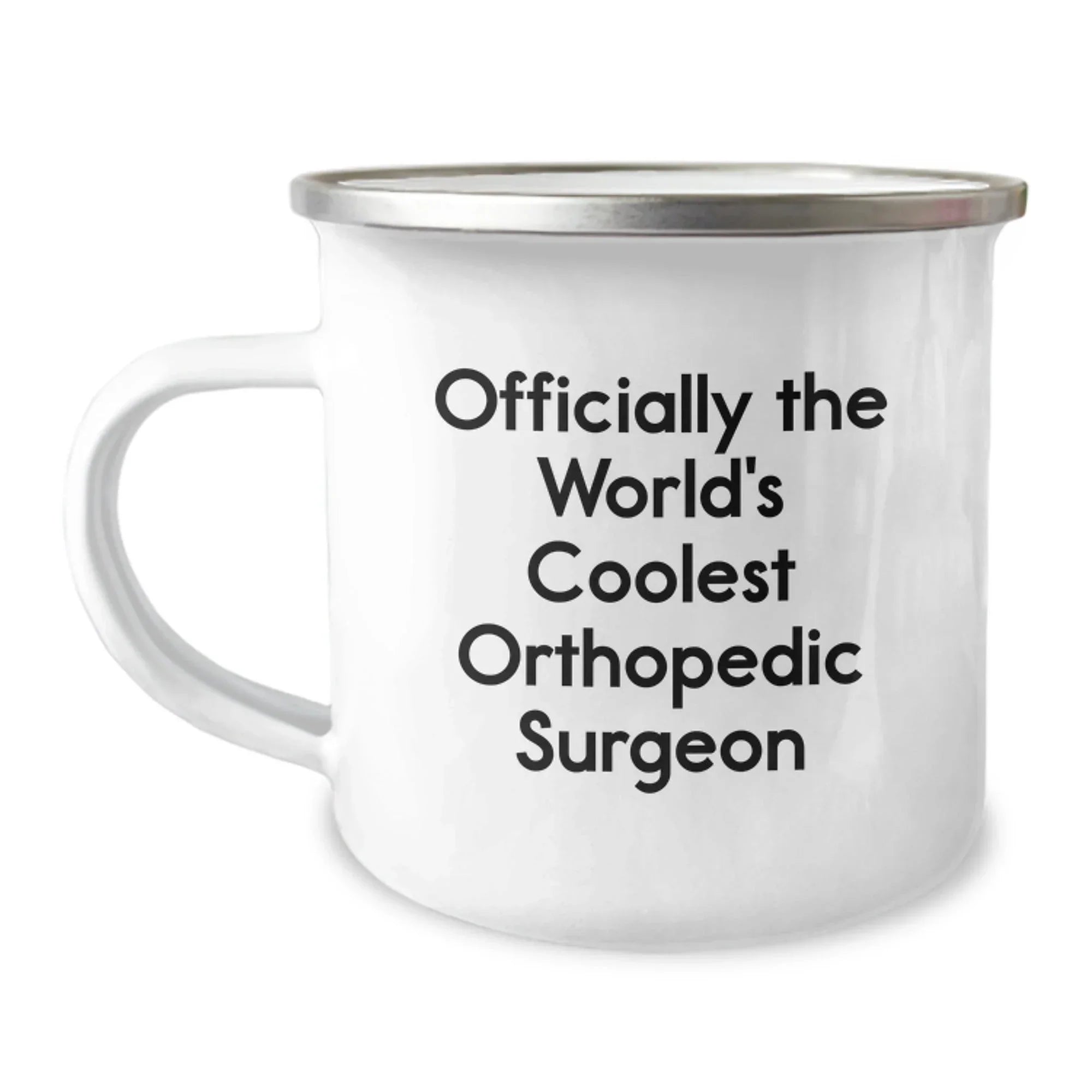 Funny Orthopedic Surgeon Gifts for Men from Friends - Officially The World's Coolest Orthopedic Surgeon Camping Mug