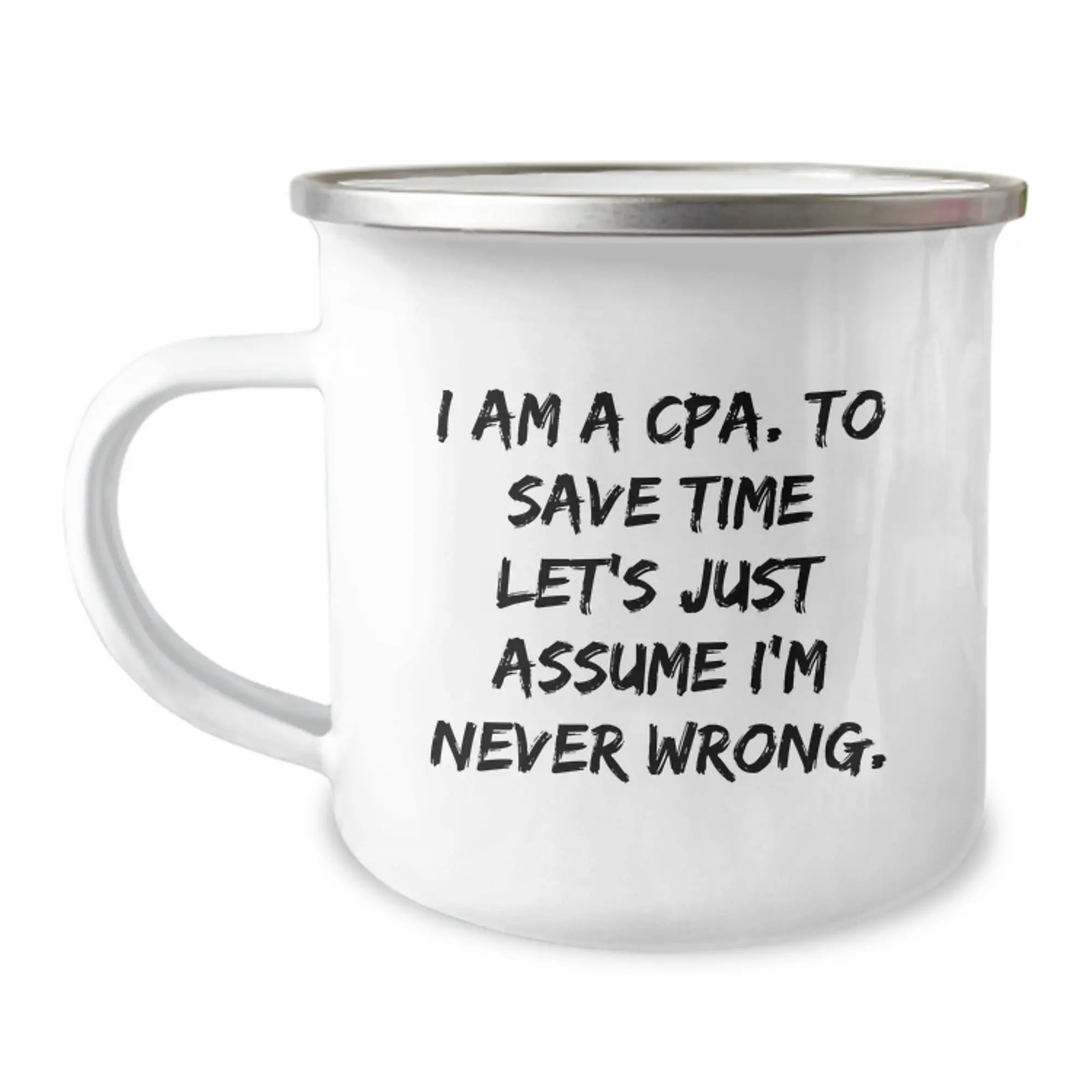 Funny CPA Gifts for Graduation - Cute Camping Mug, Inspirational Quote, Perfect for Friends, Family, or Coworkers who love CPAs, Gifts from Men to Women, Unique and Humorous Present for any CPA - Image 1