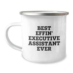 Funny Executive Assistant Gifts for Men, Women, Friends, Coworkers - Best Effin' Executive Assistant Ever Christmas Unique Gifts from Family