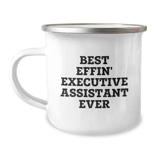 Funny Executive Assistant Gifts for Men, Women, Friends, Coworkers - Best Effin' Executive Assistant Ever Christmas Unique Gifts from Family - Image 1