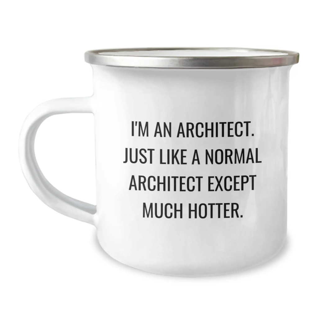 Funny Architect Gift - I'm An Architect, Because Who Needs a 401k - Graduation Unique Gifts for Architects, Camping Mug for Men - Image 1