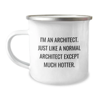 Funny Architect Gift - I'm An Architect, Because Who Needs a 401k - Graduation Unique Gifts for Architects, Camping Mug for Men - Image 1