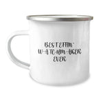 Funny Watchmaker Gifts from Men, Unique Camping Mug for Watchmaker Friends, Best Effin' Watchmaker Ever Quote, Perfect Graduation Gifts for Watchmaker Enthusiasts