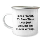 Funny Camping Mug Gifts from Florist to Friends and Family for Christmas