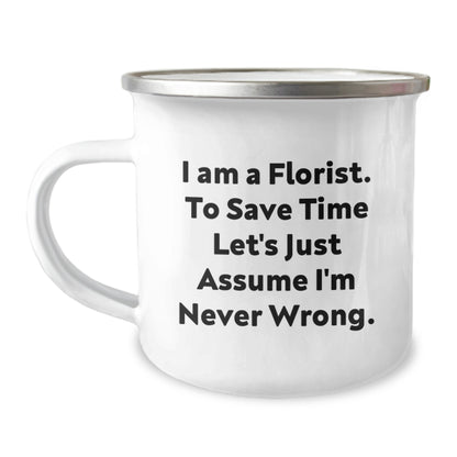 Funny Camping Mug Gifts from Florist to Friends and Family for Christmas - Image 1