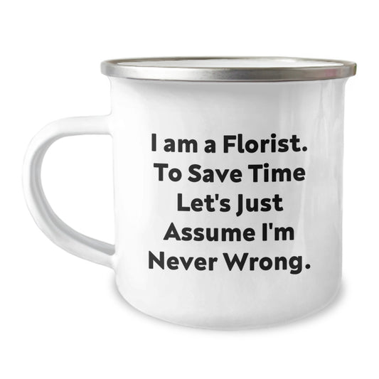 Funny Camping Mug Gifts from Florist to Friends and Family for Christmas - Image 1