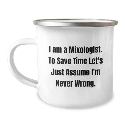 Mixologist Gifts from Friends, Gifts for Mixologists, Funny Camping Mug, Graduation Unique Gifts, I Am a Mixologist - Image 1