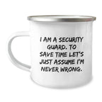 Funny Security Guard Christmas Unique Gifts from Men to Fellow Security Guard Friends