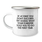 Gifts for Forester Men - Funny Camping Mug, Gifts from Friends and Family for Forester Guys
