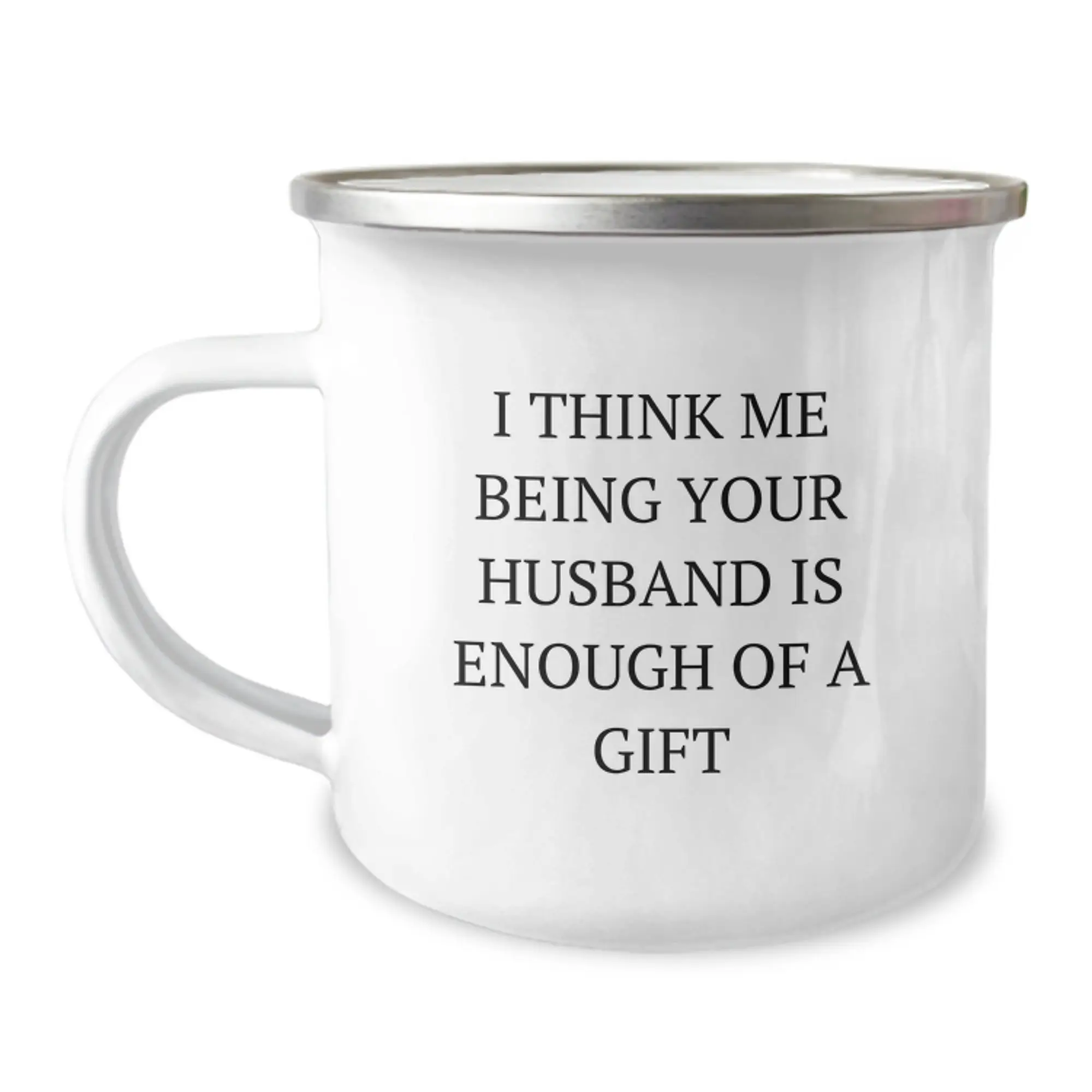 Funny Husband Camping Mug Gifts from Men, Wife to Husband, Husband Graduation Unique Gifts - Image 1