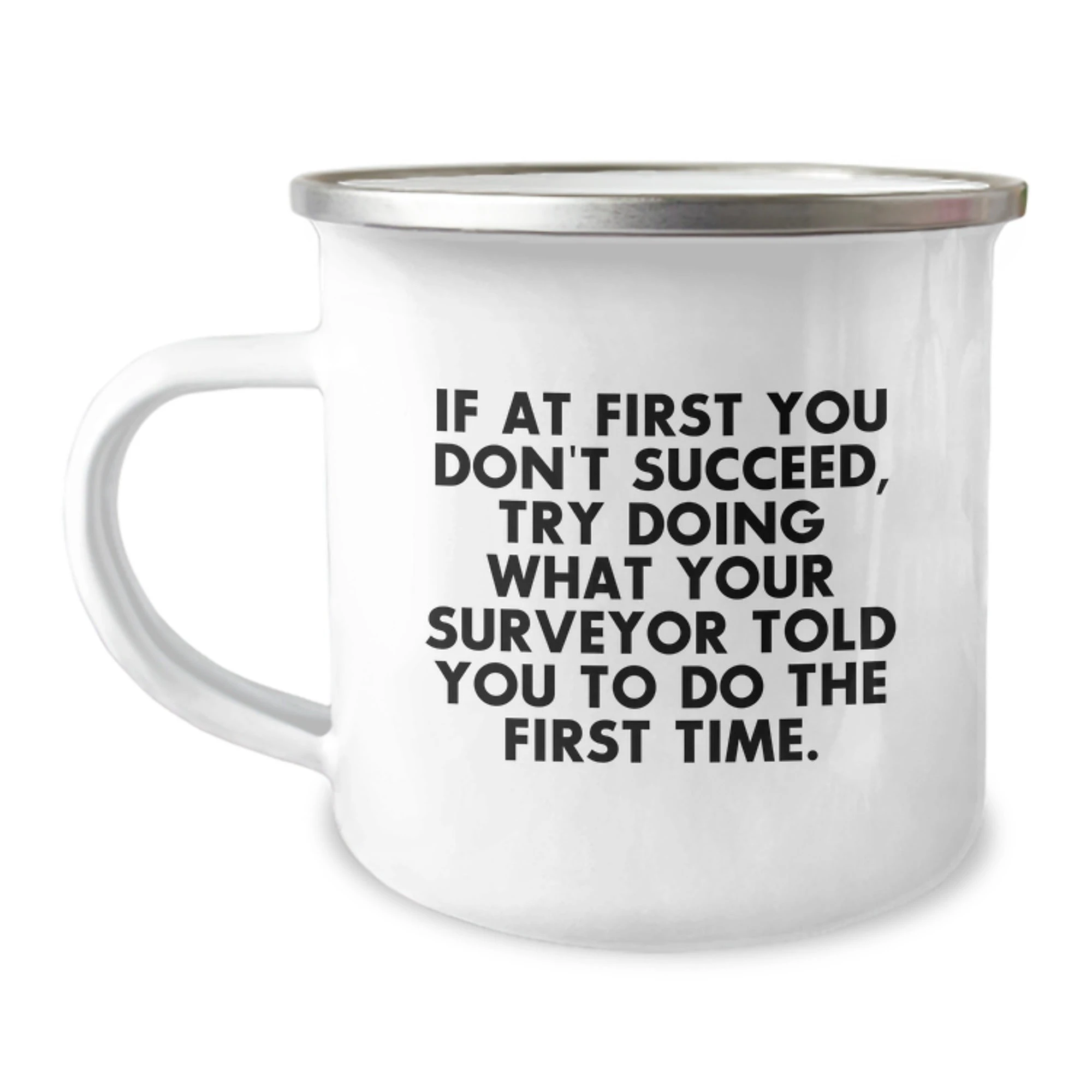 Funny Surveyor Gifts for Men Surveyor Enthusiasts Christmas Unique Gifts from Family - Camping Mug