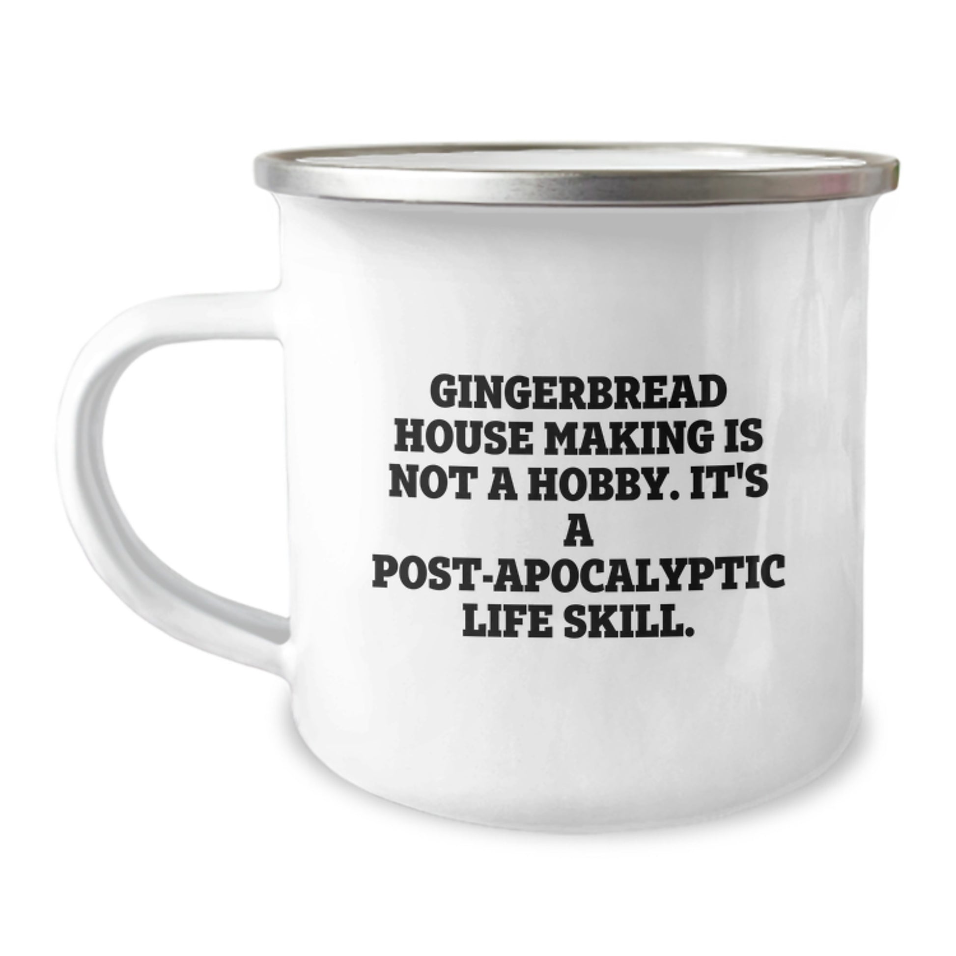 Gingerbread House Making Gifts, Funny Camping Mug, Gifts from Friends, Gifts for Gingerbread House Making Enthusiasts, Perfect Graduation Unique Gifts for Men and Women - Image 1