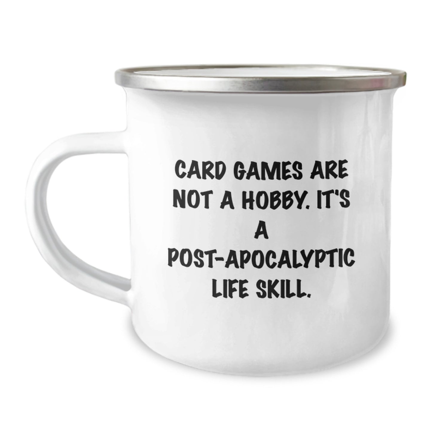 Funny Card Games Camping Mug, Gifts from Family to Card Games Enthusiasts, for Men or Women, Unique Graduation Gifts - Image 1