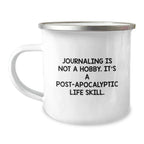 Funny Journaling Camping Mug Gifts from Family to Journaling Lovers for Christmas