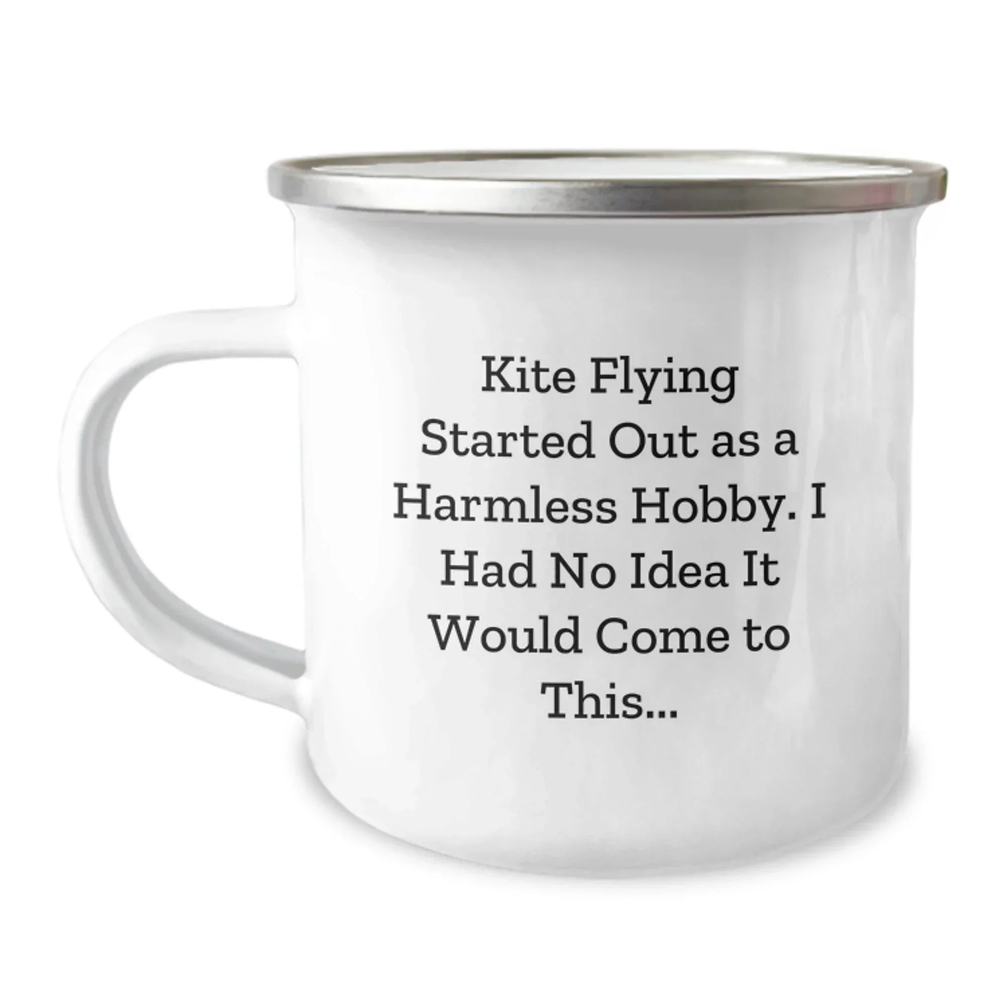 Funny Kite Flying Gifts for Friends and Family, Unique Camping Mug for Kite Enthusiasts, Christmas Unique Gifts from Men to Kite Flying Lovers