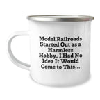 Funny Model Railroads Gifts for Men - Christmas Unique Model Railroads Mugs with Sarcasm Quote from a Model Railroads Enthusiast, Gifts from Husband to Wife