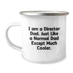 Funny Director Dad Camping Mug Gifts from Family for Christmas Unique
