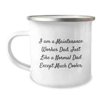 Funny Maintenance Worker Gifts from Dad, Gifts for Maintenance Worker, Camping Mug for Graduation