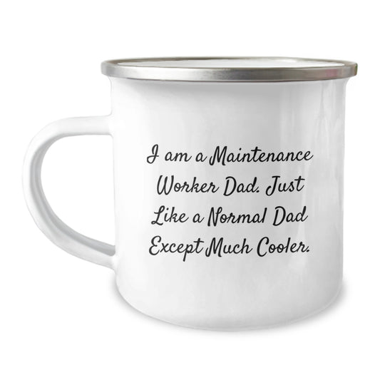 Funny Maintenance Worker Gifts from Dad, Gifts for Maintenance Worker, Camping Mug for Graduation - Image 1