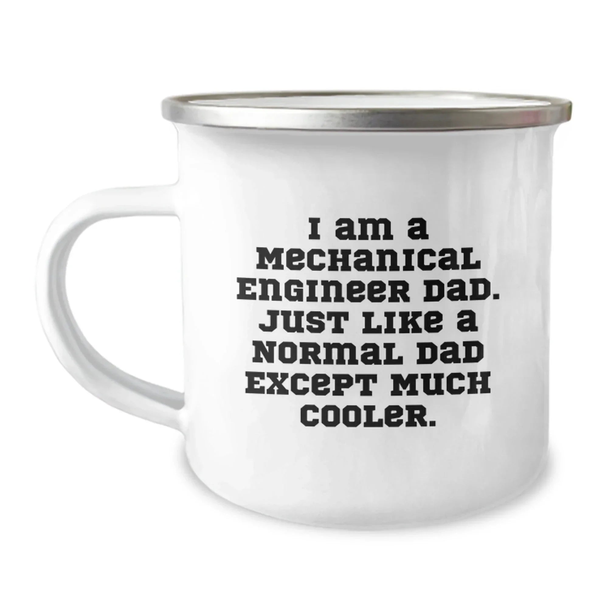 Funny Mechanical Engineer Gifts for Dad, Camping Mug with 'I Am A Mechanical Engineer Dad' Quote, Gifts from Men to Men for Christmas