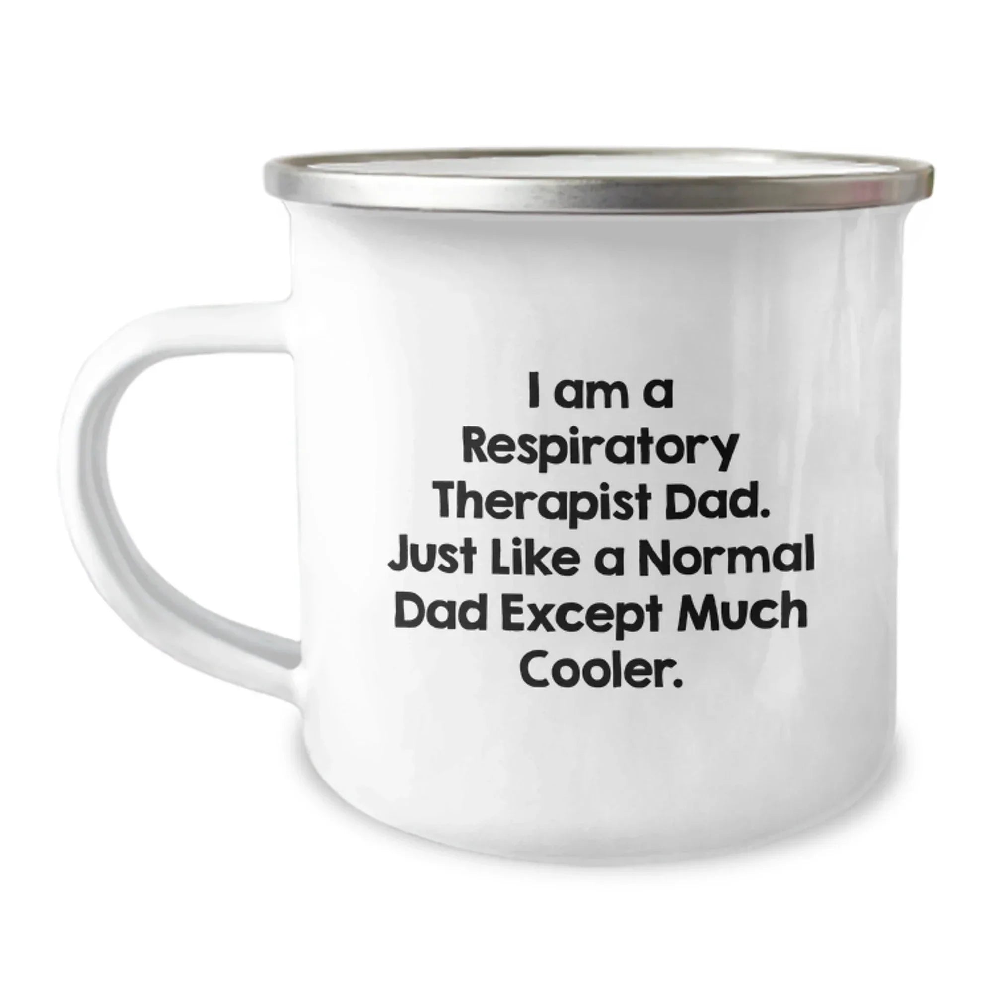 Funny Respiratory Therapist Gifts for Dad - Unique Camping Mug for Christmas