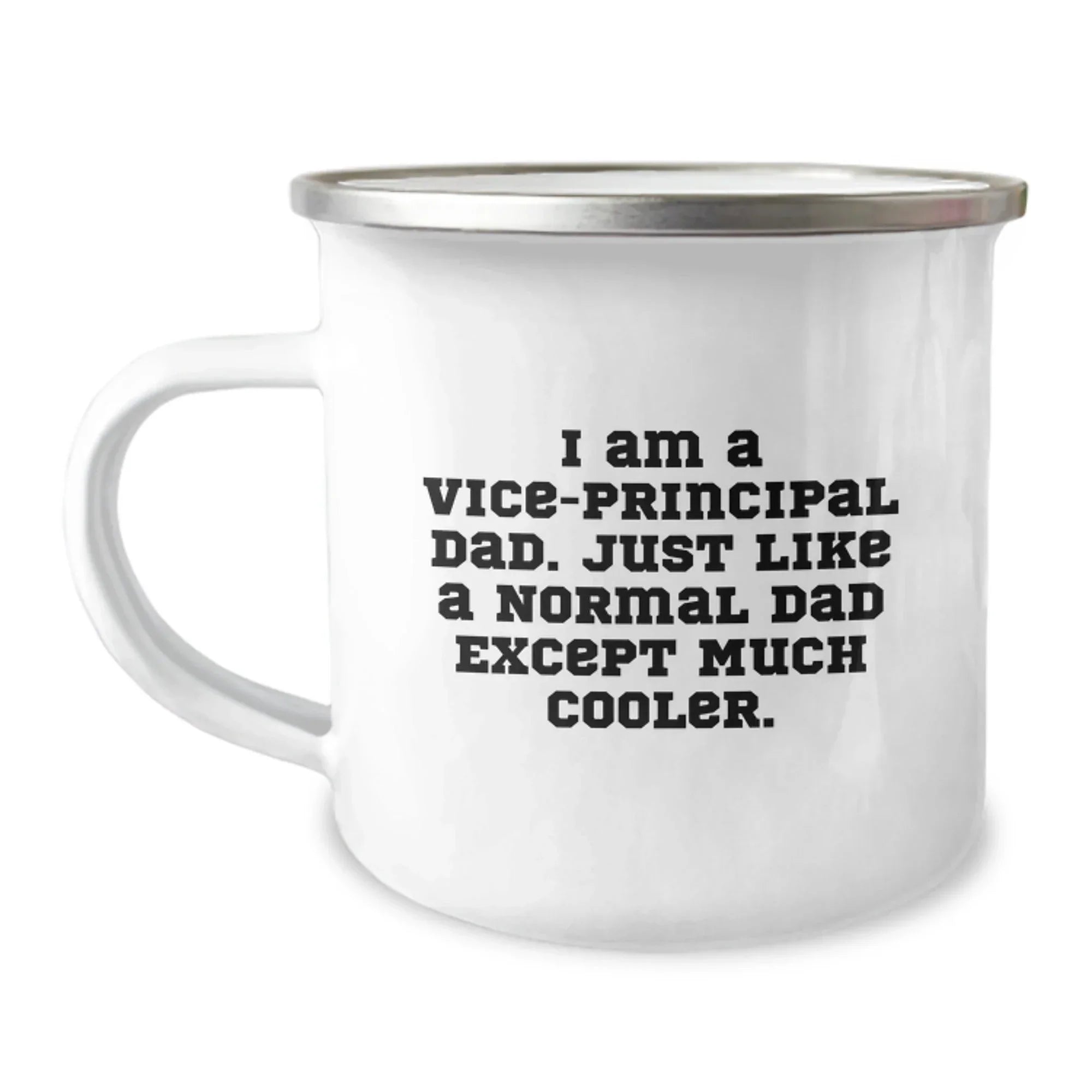 Funny Vice-principal Gifts from Dad, Vice-principal Dad Camping Mug, Christmas Unique Gifts for Vice-principal Dad