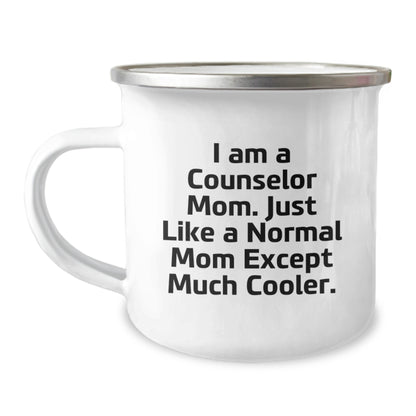 Counselor Mom Gifts Graduation Unique Camping Mug Funny Quote, Gifts from Mom to Counselor, Gifts for Counselor - Image 1