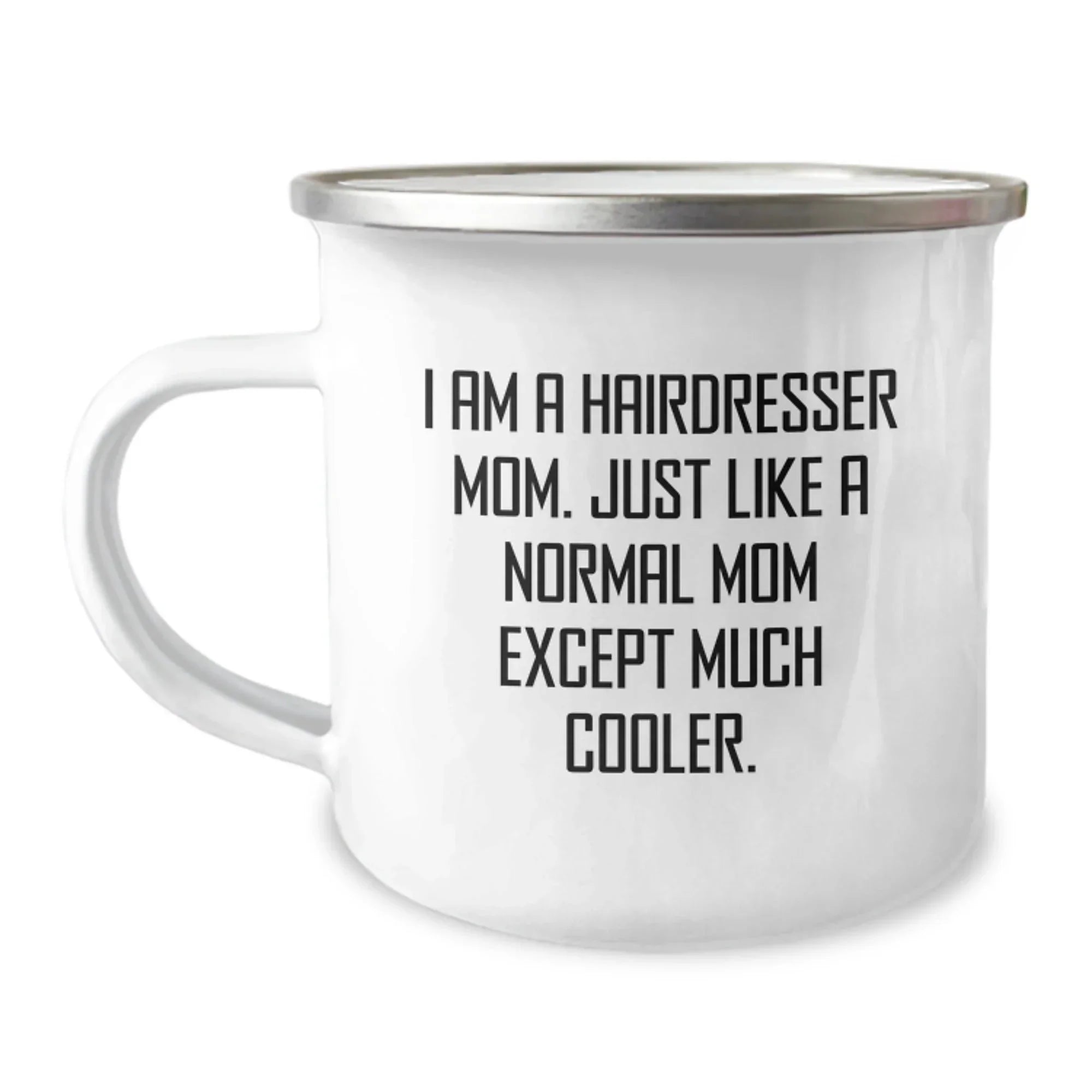 Funny Hairdresser Gifts from Mom to Hairdresser Friends and Family - Cute Christmas Unique Camping Mug