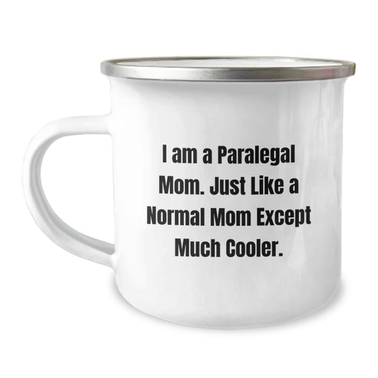 Funny Gifts from Paralegal Moms for Paralegal Friends - Paralegal Camping Mug, Unique Christmas Unique Gifts for Paralegal Women - Image 1