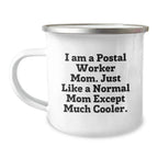 Gifts for Postal Worker, Funny Mom Christmas Camping Mug, Unique Postal Worker Gifts from Friends and Family