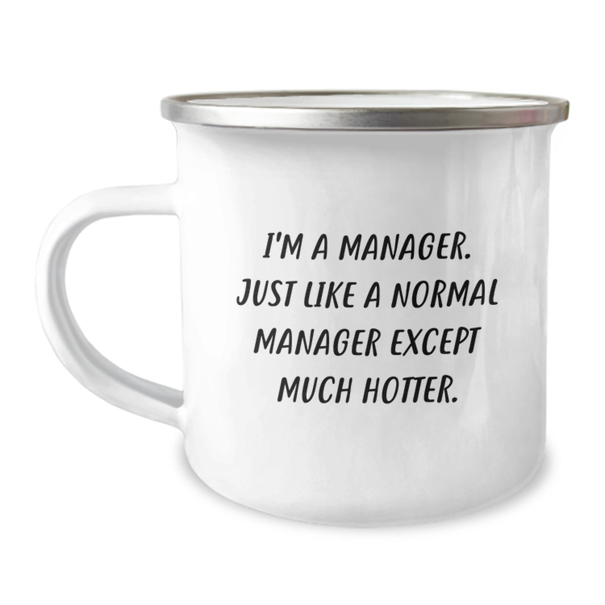 Manager Gift For Him - Humorous Camping Mug Keepsake - Image 1