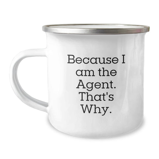 Funny Agent Christmas Unique Gifts from Family to Agent Friends - The Agent Camping Mug, Unique Christmas Unique Gifts for Agent Men, Women, Coworkers - Image 1