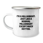 Millwrights - "I Fix It With Coffee" - Camping Mug - Durable Keeps Hot