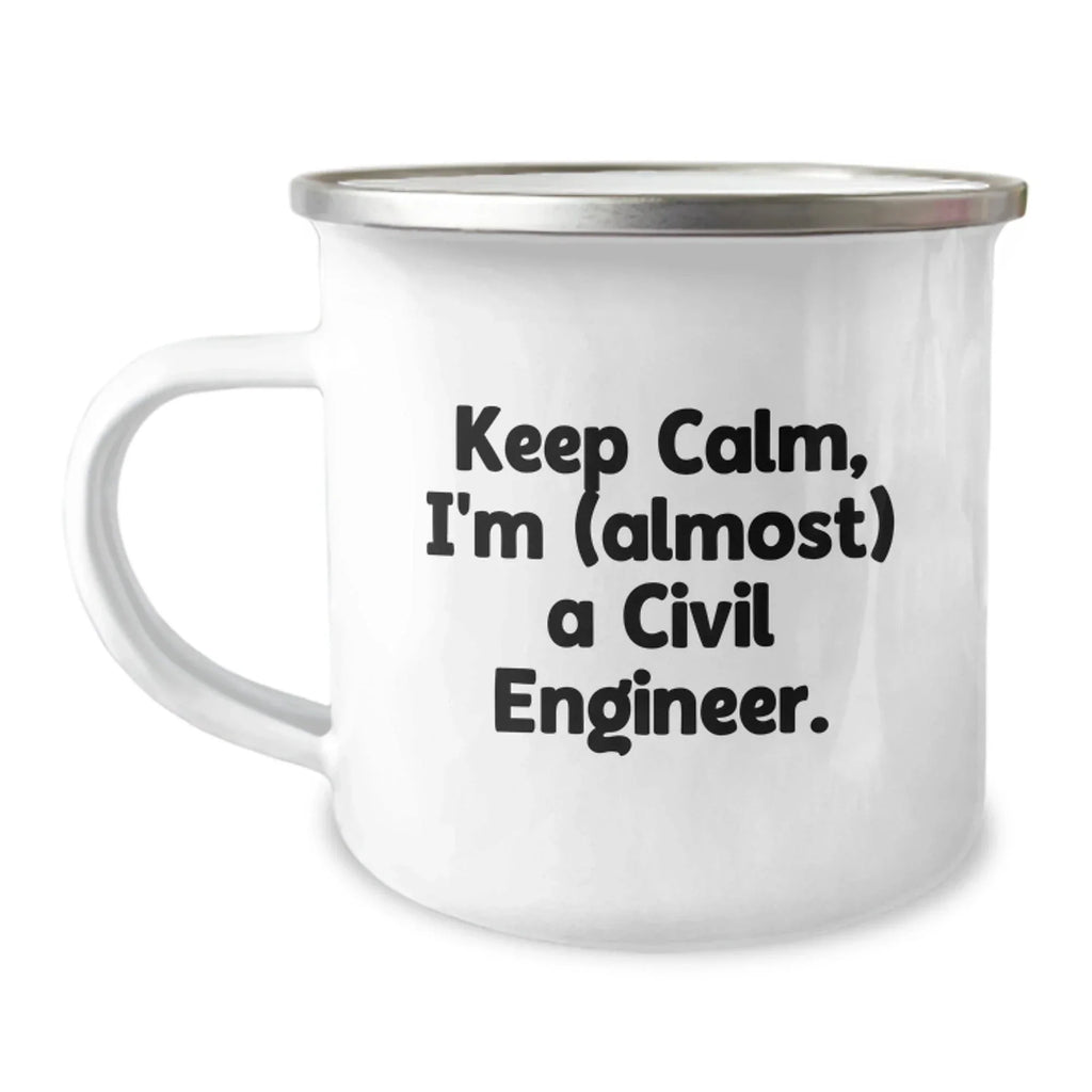 Civil Engineer Inspirational Camping Mug Gifts from Friends for Civil Engineer Men Christmas Unique