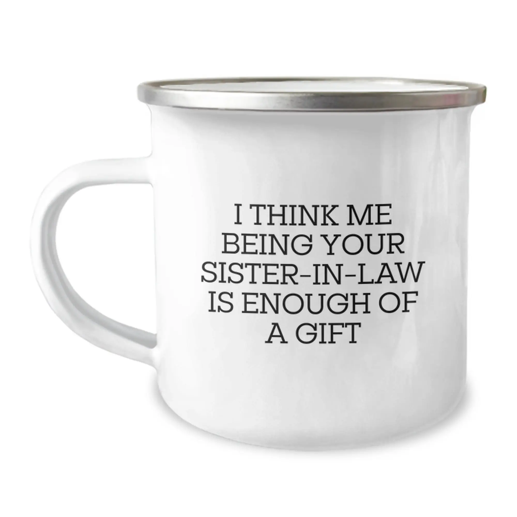 Sister-in-law Keepsake Camping Mug Birthday Gift for Him - Image 1