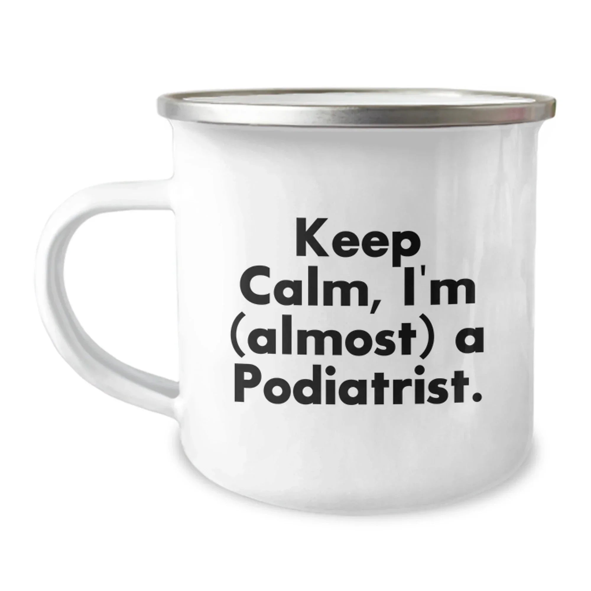 Funny Podiatrist Gifts for Men - Keep Calm I'm (almost) A Podiatrist Christmas Unique Presents from Family Friends