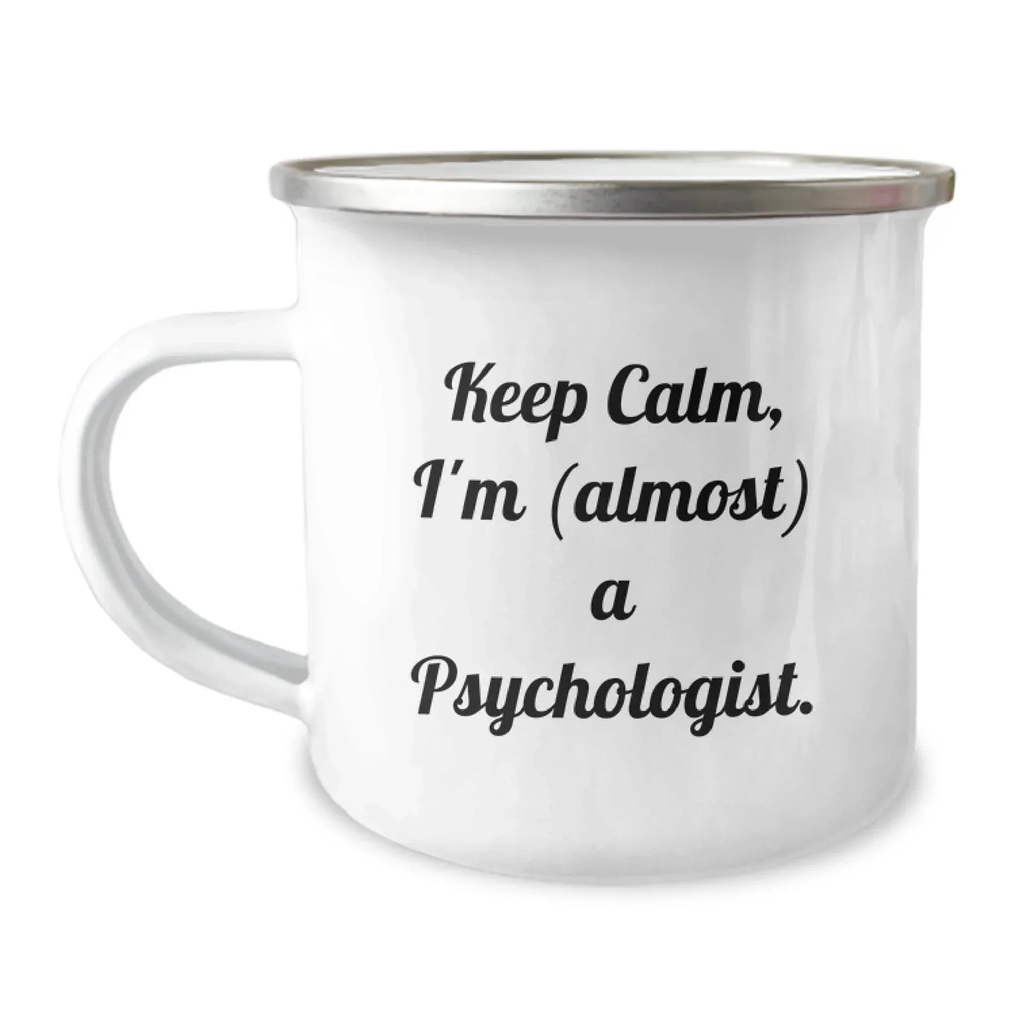 Funny Psychologist Gifts, Keep Calm I'm (almost) A Psychologist Christmas Unique Presents for Psychologist Friends
