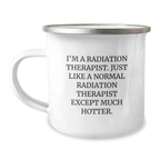 Radiation Therapist Keepsake Camping Mug for Him Graduation Gift - Image 1