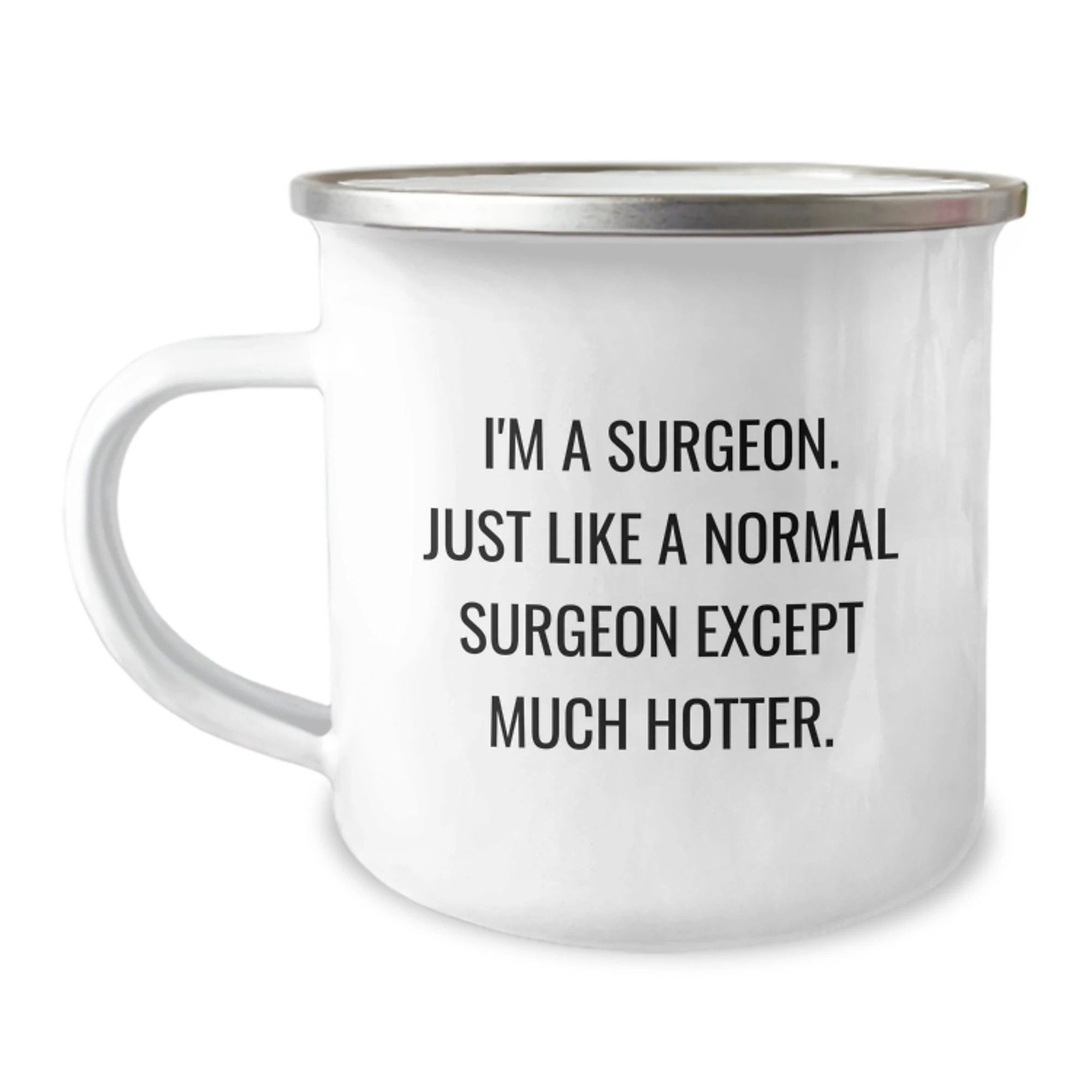 Cute Surgeon Gifts for Mom, Funny Camping Mug from Friends, Unique Mother's Day Presents for Surgeon Women - Image 1