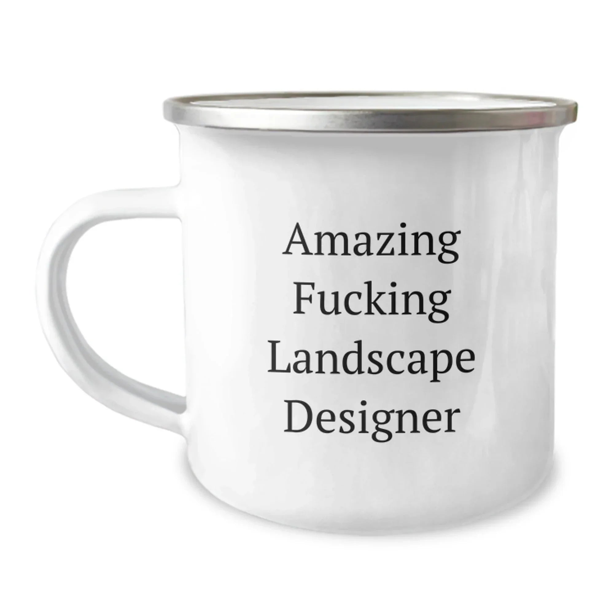 Unique Christmas Unique Gifts from Friends, Funny Landscape Designer Camping Mug, Amazing F--king Landscape Designer Quote